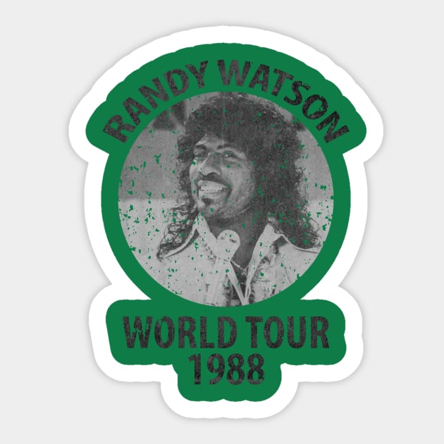 WORLD TOUR VINTAGE RANDY WATSON Sticker by unguselimut6